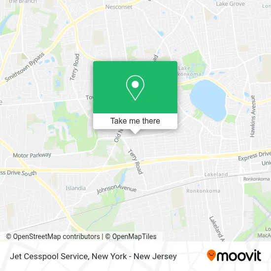 Jet Cesspool Service map
