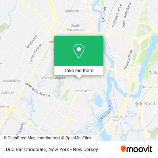 Duo Bar Chocolate map