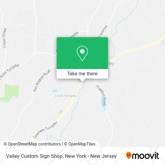 Valley Custom Sign Shop map