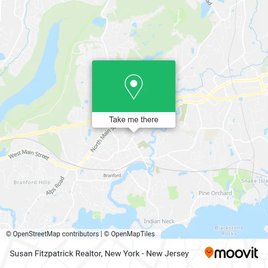 Susan Fitzpatrick Realtor map