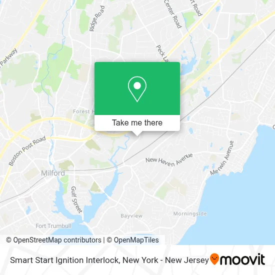 Smart Start Ignition Interlock map