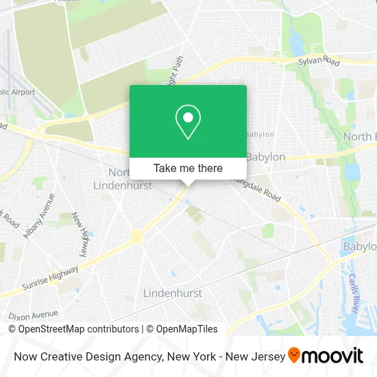 Now Creative Design Agency map