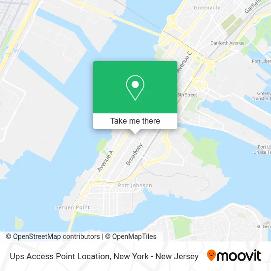 Ups Access Point Location map