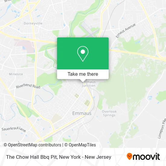 The Chow Hall Bbq Pit map