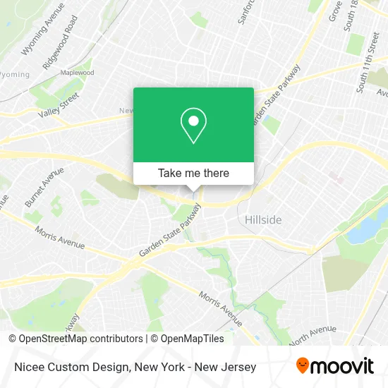 Nicee Custom Design map
