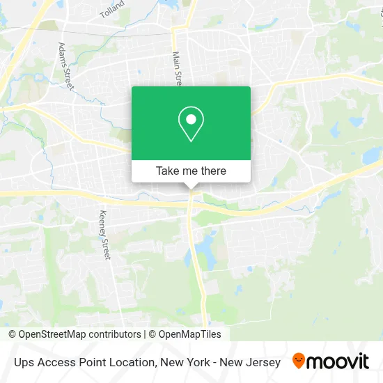 Ups Access Point Location map