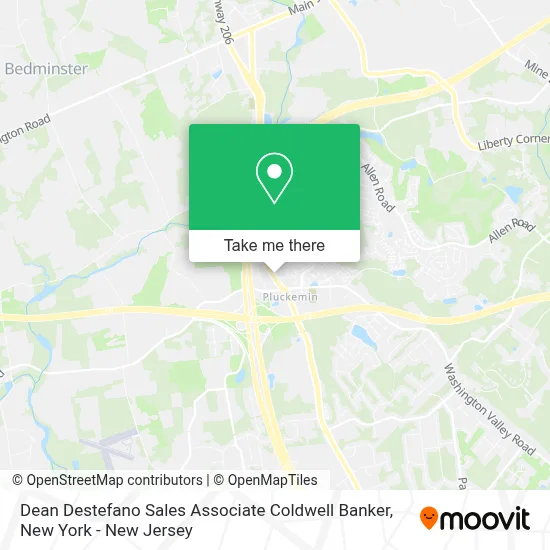 Dean Destefano Sales Associate Coldwell Banker map