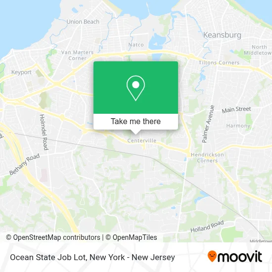Ocean State Job Lot map