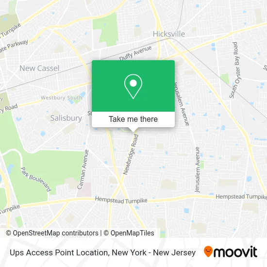 Ups Access Point Location map