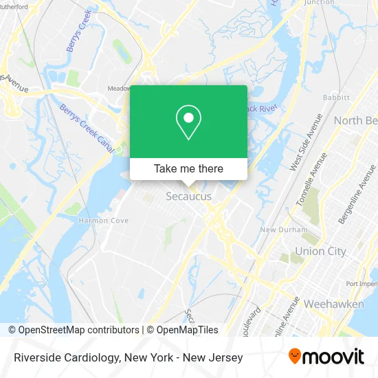 Riverside Cardiology map