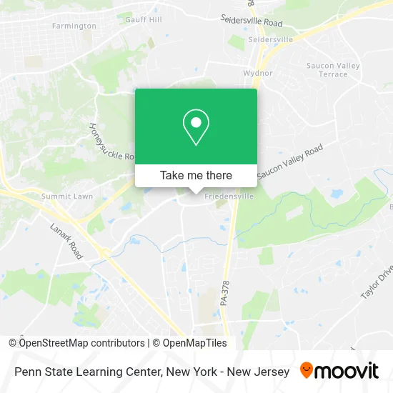 Penn State Learning Center map