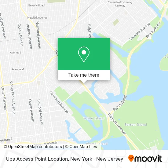 Ups Access Point Location map