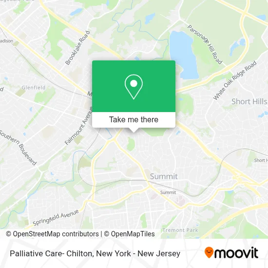 Palliative Care- Chilton map