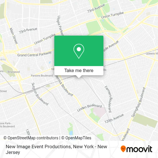 New Image Event Productions map