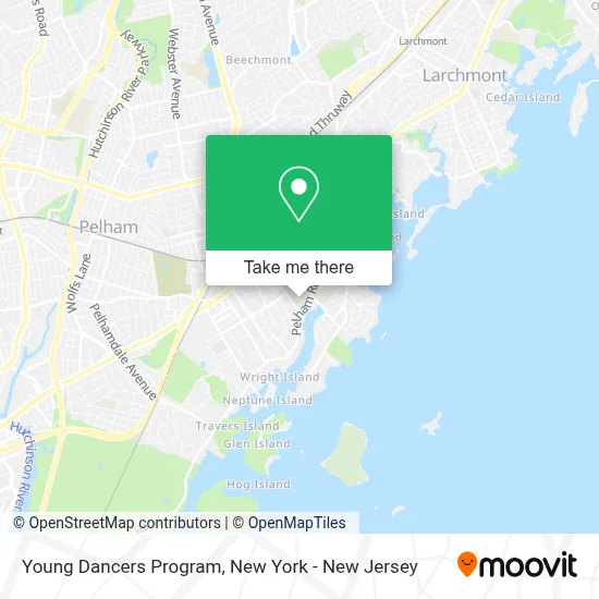 Young Dancers Program map