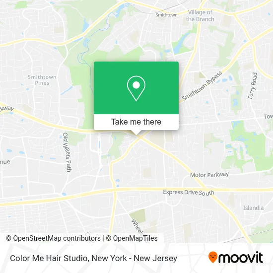 Color Me Hair Studio map