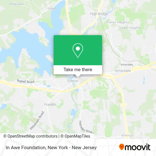 In Awe Foundation map