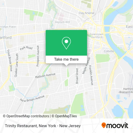 Trinity Restaurant map
