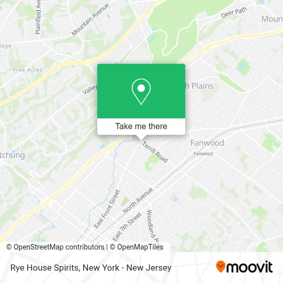 Rye House Spirits map