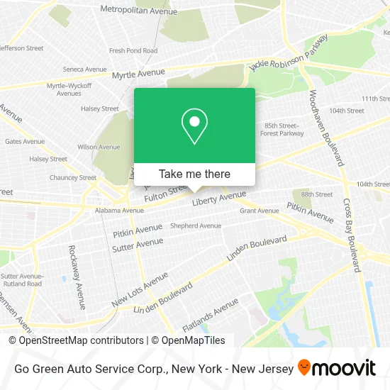 Go Green Auto Service Corp. map