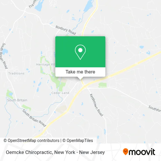 Oemcke Chiropractic map