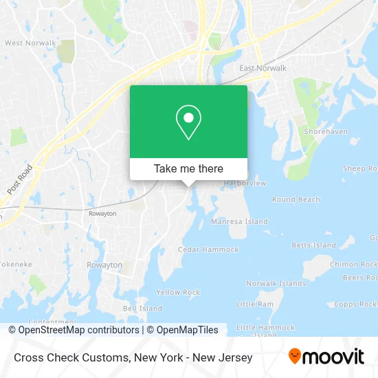 Cross Check Customs map