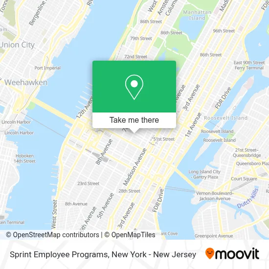 Sprint Employee Programs map