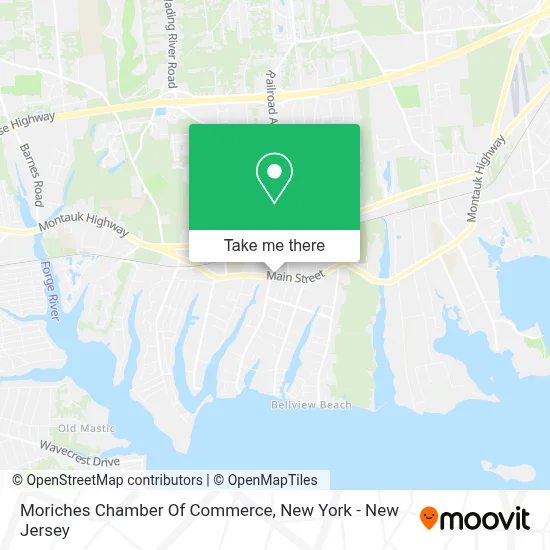 Moriches Chamber Of Commerce map