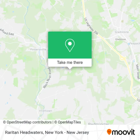 Raritan Headwaters map