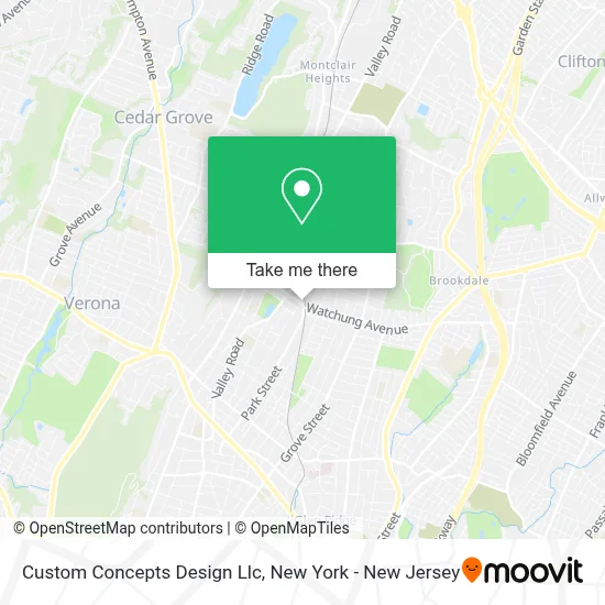 Custom Concepts Design Llc map
