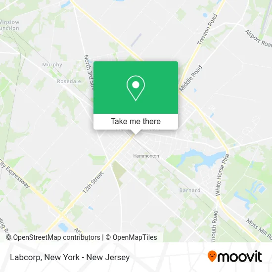 Labcorp map