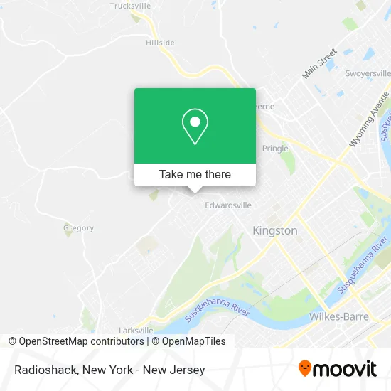 Radioshack map