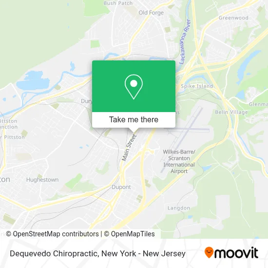 Dequevedo Chiropractic map