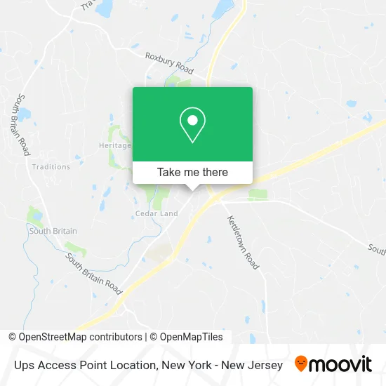 Ups Access Point Location map