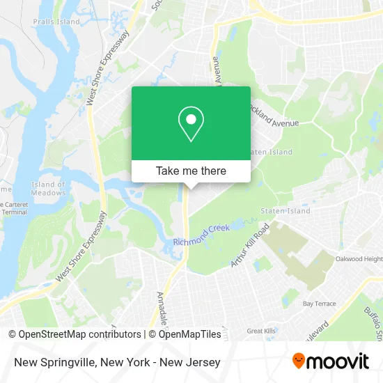 New Springville map