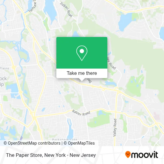 The Paper Store map