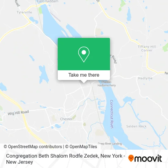 Congregation Beth Shalom Rodfe Zedek map