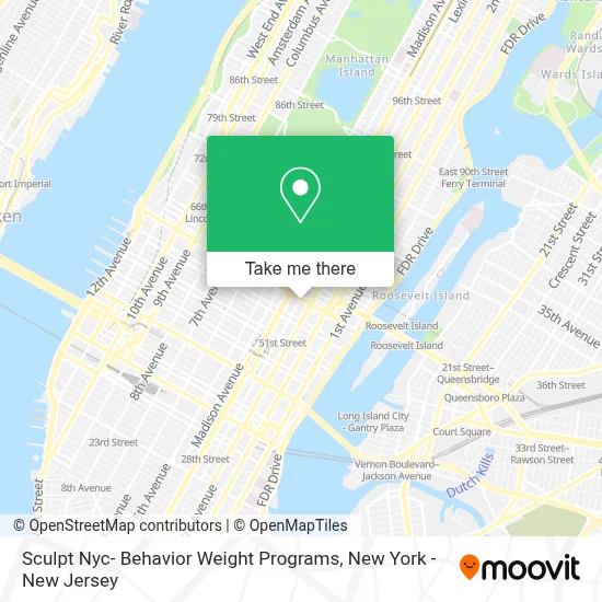 Sculpt Nyc- Behavior Weight Programs map