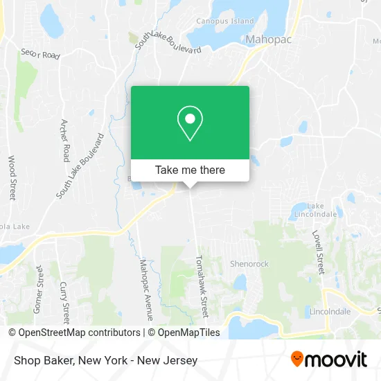 Shop Baker map