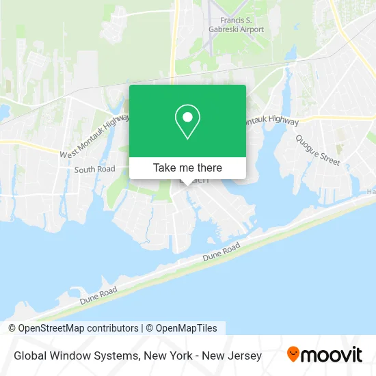 Global Window Systems map