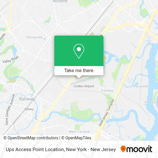 Ups Access Point Location map