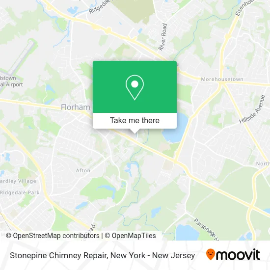Stonepine Chimney Repair map