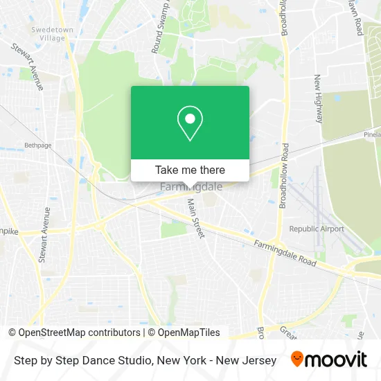 Step by Step Dance Studio map