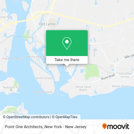 Point One Architects map