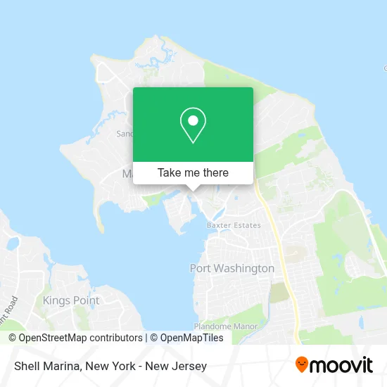 Shell Marina map