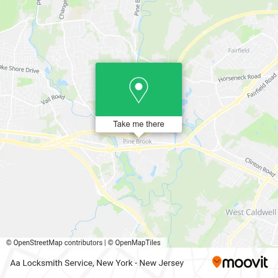 Aa Locksmith Service map