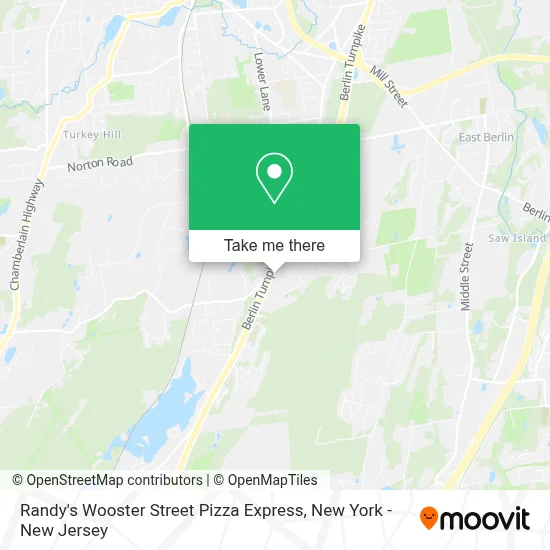 Randy's Wooster Street Pizza Express map
