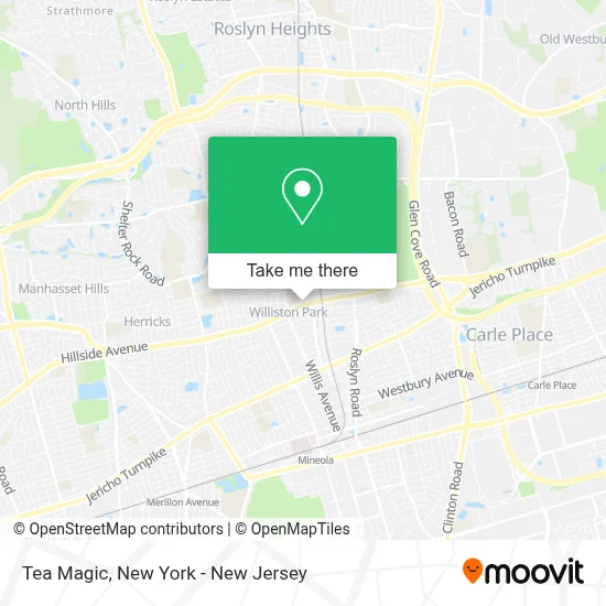 Tea Magic map