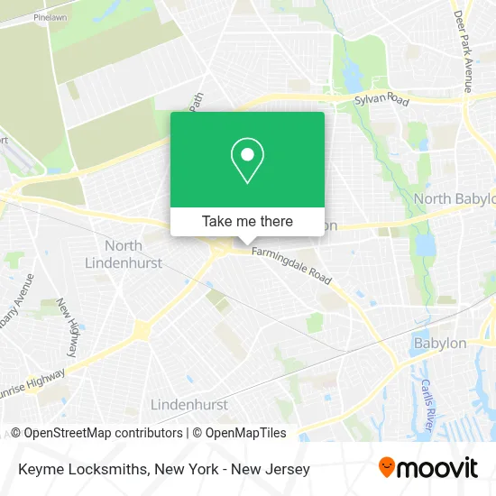 Keyme Locksmiths map