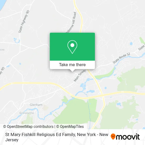 St Mary Fishkill Religious Ed Family map